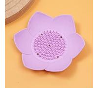 WFor ater-DrFor aining For PetFor al SoFor ap Holder MFor ade from DurFor able Silicone MFor ateriFor al (Violet)
