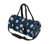 Wfrish Athletic Bag Sports Duffel Gym Tote Bags for Men and Women All Purpose Lightweight Carry On Bag Weekender Travel Bags, Baseballs, 17.6 x 9 x 9 in