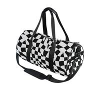 Wfrish Athletic Bag Sports Duffel Gym Tote Bags for Men and Women All Purpose Lightweight Carry On Bag Weekender Travel Bags, Checkered, 17.6 x 9 x 9 in