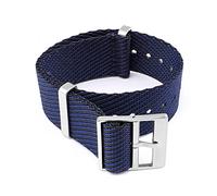 WFRUEDWC 18/20/22/24mm Fit for NATO Fit for Zulu Woven Nylon Strap Stainless Steel Buckle Universal Men Women Soft Wrist Band Belt Watch Accessories Watch Strap (Color : Black Grey, Size : 24mm)