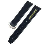 WFRUEDWC 18mm 19mm 21mm 22mm Rubber Silicone Watchband 20mm For Omega Moonwatch Speedmaster Seamaster 300 Planet Ocean AT150 Soft Watch Strap