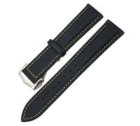 WFRUEDWC 19/20mm Nylon Leather Canvas Watchband 21/22mm Fit for Omega AT150 Seamaster Planet Ocean Watch Nylon Strap