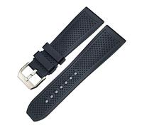 WFRUEDWC 20mm 21mm 22mm 23mm 24mm Rubber Silicone Watch Strap Compatible with Cartier London Tank Santos Sports Soft Waterproof Watch Bands Series