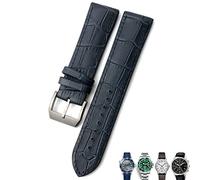 WFRUEDWC 20mm 21mm 22mm Leather Watch Strap Black Brown Watch Bands For Rolex For Omega Seamaster 300 For Hamilton For Seiko For IWC For Tissot Bracelet