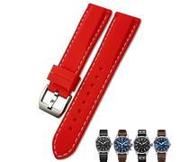 WFRUEDWC 20mm 21mm 22mm Rubber Silicone Black Blue Watchbands for IWC PILOT Mark 18 Watch Sports Strap