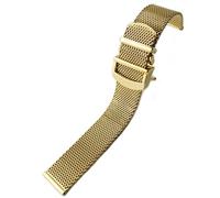 WFRUEDWC 20mm 22mm Quality Stainless Steel Watchband Replacement for IWC Mark18 Watch Strap (Color : Silver, Size : 22mm)