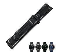 WFRUEDWC 24mm Carbon Fiber Watch Strap Black Watch Bracelets For Panerai pam 01661/00441 Watch Bands For Men Accessories