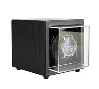 WFRUEDWC Automatic Mechanical Watch Winder Motor Box Adjustable Electric Winding Box Collection Holder Watch Winder Shaker (Inner Black)