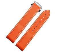 WFRUEDWC Curved End 20 Mm 22 Mm Rubber Silicone Strap For Omega Watch At150 Seamaster 007 For Seiko Mido Brand Strap