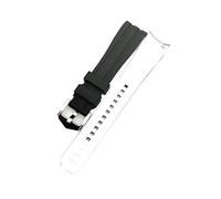 WFRUEDWC Curved End Rubber Strap Diving Quick Release Silicone Wrist Bracelet Fit for Omega Fit for Seiko Fit for Tissot Fit for Tudor Watch Band 18mm 20mm 22mm Watch Strap (Color : Red, Size : 22mm)