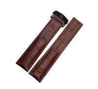 WFRUEDWC Genuine Leather Bracelet 19mm 20mm 22m For Tag Heuer Watchband Men Wristwatches Band Accessories Fold Buckle Leather Watch Strap