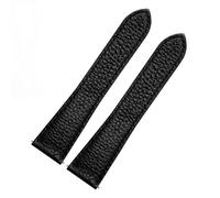 WFRUEDWC Litchi Leather Watch Strap for Cartier Tank London Solo Series WSTA0029 WSTA0030 Leather Watch Strap 22mm 23mm Men and Women
