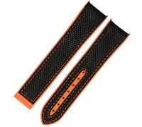 WFRUEDWC Silicone Nylon Rubber Watch Strap For Omega Seahorse 300 Quarter Orange Ocean Universe 600 Black grey 20mm 22mm Watch Band
