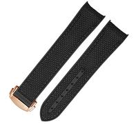 WFRUEDWC Silicone Nylon Rubber Watch Strap For Omega Seahorse 300 Quarter Orange Ocean Universe 600 Black grey 20mm 22mm Watch Band