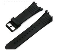 WFRUEDWC Silver Buckle Watchbands Fit For SUUNTO VECTOR Wrist Band Black Buckle Sweatproof Silicone Replacement Bracelet Band watch strap