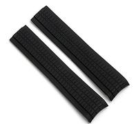 WFRUEDWC Soft Rubber Watch Band Aquanaut Fits For Patek Philippe Silicone 5164A 5167A 5168A 21mm Folding Buckle Watch Strap
