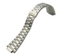 WFRUEDWC Stainless Steel Watchband 24mm 13mm Fit for Patek 5711 5726 Philippe Nautilus Clasp Silver Solid Metal Watch Strap (Color : Silver, Size : 24mm 13mm)