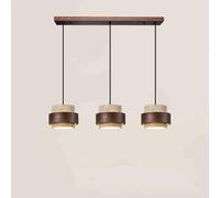 WFRUEDWC Wabi-Sabi Yellow Travertine Pendant Lighting Fixture Japanese 17CM*12.5CM Living Room E27 Chandeliers Pendant Lamp 4 Types Entry Bedroom Dining Room Lighting for Vitality Wood Hanging Lamp