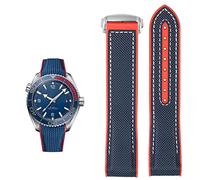 WFRUEDWC Watch Bracelet For Omega 300 SEAMASTER 600 PLANET OCEAN Silicone Nylon Strap Watch Accessories Watch Band Chain 20mm 22mm belt