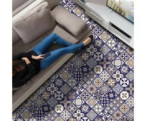 WFS6007 - Royal Tiles Floor Sticker 120cm x 60 cm
