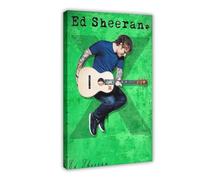 WFSAW Singer Ed Sheeran Music Album Poster (14) Canvas Poster Frame-style 12x18inch(30x45cm)