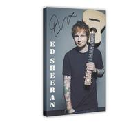WFSAW Singer Ed Sheeran Poster (2) Canvas Poster Frame-style 12x18inch(30x45cm)