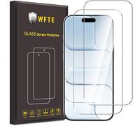 WFTE 2-Pack for iPhone Air 6.5-inch Screen Protector Tempered Glass - 9H Hardness, Anti-Scratch, Anti-Fingerprint, Bubble-Free, HD Clear, Full Coverage iPhone 17 Air Protective Film, 2025