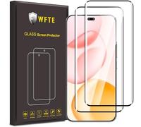 WFTE 2-Pack Screen Protector for HONOR 400 Pro 5G 3D Full Coverage,Anti-Scratch,High Transparency,Anti-fingerprint,Bubble-Free,Premium Tempered Glass Screen Protector For HONOR 400 Pro(Black)