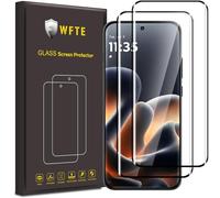 WFTE 2-Pack Screen Protector for Motorola Moto Edge 70 Pro 5G 3D Full Coverage,Anti-Scratch,HD Clear,Anti-fingerprint,Bubble-Free,Tempered Glass Screen Protector For Motorola Edge 70 Pro(Black)