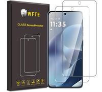 WFTE 2-Pack Screen Protector for Motorola Moto G17/G15/G17 Power 5G,9H Hardness,Anti-Scratch,Anti-Fingerprint,Bubble-Free,HD Clear,Protective Tempered Glass Film for Motorola G17 5G,Case Friendly