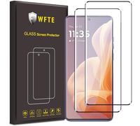 WFTE 2-Pack Screen Protector for Motorola Moto G85 5G/Motorola Edge 50 Fusion,Anti-Scratch,Anti-fingerprint,Bubble-Free,Dust-Free Premium Tempered Glass Screen Protector For Moto G85