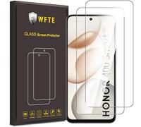 WFTE 2-Pack Tempered Glass for HONOR 400 Smart/200 Smart/HONOR X7b 5G Screen Protector(Not For HONOR 400),9H Hardness,Anti-Scratch,Anti-Fingerprint,Bubble-Free,HD Clear,Premium Protective Film