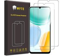 WFTE 2-Pack Tempered Glass for HONOR X5C Plus/X5C 5G Screen Protector,9H Hardness,Anti-Scratch,Anti-Fingerprint,Bubble-Free,HD Clear,Premium Protective Film for HONOR X5C Plus,Case Friendly