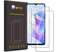 WFTE 2-Pack Tempered Glass for HONOR X5C Plus/X5C/HONOR X7a Screen Protector,9H Hardness,Anti-Scratch,Anti-Fingerprint,Bubble-Free,HD Clear,Dust-Free Premium Protective Film,Case Friendly