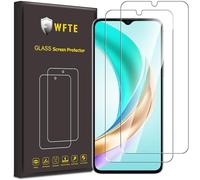 WFTE 2-Pack Tempered Glass for HONOR X6b Screen Protector,9H Hardness,Anti-Scratch,Anti-Fingerprint,Bubble-Free,HD Clear,Dust-Free Premium Protective Film for HONOR X6b 5G,Case Friendly