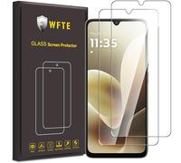WFTE 2-Pack Tempered Glass for Motorola Moto G06/G06 Power Screen Protector,9H Hardness,Anti-Scratch,Anti-Fingerprint,Bubble-Free,HD Clear,Dust-Free Premium Protective Film,Case Friendly-6.88"