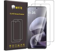 WFTE 2-Pack Tempered Glass for Motorola Moto G67/Moto G77/G87 5G Screen Protector,9H Hardness,Anti-Scratch,Anti-Fingerprint,Bubble-Free,HD Clear,Protective Film for Motorola G67/G77/G87,Case Friendly