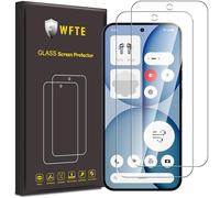 WFTE 2-Pack Tempered Glass for Nothing Phone 4a/4a Pro 5G Screen Protector,9H Hardness,Anti-Scratch,Anti-Fingerprint,Bubble-Free,HD Clear,Premium Protective Film for Nothing Phone (4a),Case Friendly