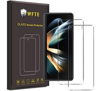 WFTE 2-Pack Tempered Glass for Samsung Galaxy Z Fold 4/Z Fold4 Screen Protector,Anti-Scratch,Anti-Fingerprint,Bubble-Free,HD Clear,Dust-Free Premium Protective Film for Samsung Fold 4,Case Friendly
