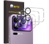 WFTE 3-Pack for Xiaomi 17 Pro Max 5G Camera Lens Protector,Superior Anti-Scratch,Night Shot with Black Circles,Tough HD Tempered Glass Camera Len Protection Cover for Mi 17 Pro Max,Case Friendly