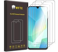 WFTE [3-Pack Samsung A17 Screen Protector Tempered Glass - 9H Hardness, Anti-Scratch, Anti-Fingerprint, Bubble-Free Installation, HD Clear, Full Coverage Protective Film, Case Friendly
