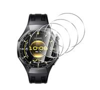 WFTE 4-Pack Screen Protector for HUAWEI Watch GT 6 Pro/Watch GT 5 Pro/5 46MM/4 46MM,Anti-Scratch,HD Clear,Anti-fingerprint,Bubble-Free,Dust-Free Premium Tempered Glass for HUAWEI Watch GT 6 Pro 46MM