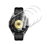 WFTE 4-Pack Screen Protector for Huawei Watch GT6/GT6 Pro 46mm,Anti-Scratch,HD Clear,Anti-fingerprint,Bubble-Free,Dust-Free Premium Screen Protector Tempered Glass For Huawei Watch G T6 46mm
