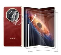 WFTE Compatible with HONOR Magic V6 5G Screen Protector,[2-Pack] Flexible TPU Film Screen Protector [Full Coverage] [HD Clear] [Bubble Free][Fingerprint unlock support](Transparent)
