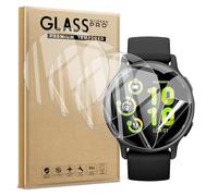 WFTE Screen Protector for Garmin Vivoactive 6 / Garmin Vivoactive 5 GPS 42MM, [4-Pack] Flexible TPU Film Screen Protector [Full Coverage] [HD Clear] [Bubble Free] Ultra-thin TPU Soft Film(Not Glass)