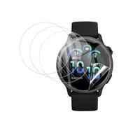WFTE Screen Protector for Garmin Vivoactive 6 GPS 42mm,[4-Pack] Flexible TPU Film Screen Protector [Full Coverage] [HD Clear] [Bubble Free] Ultra-thin TPU Soft Film-42MM
