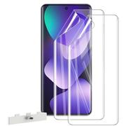 WFTE Screen Protector for Xiaomi Redmi Note 15 5G&4G / Poco M8 5G, [2-Pack] Flexible TPU Film [Full Coverage] [HD Clear] [Bubble Free][Fingerprint unlock support](Transparent)