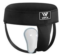WFX Groin Guard for Boxing Kickboxing and MMA Fighting Muay Thai Abdominal Adjustable Sparring Groin Protector Jockstrap Taekwondo Karate Training Underwear for Martial Arts Jiu Jitsu BJJ (XS)