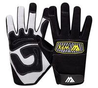 WFX Leather Working Gardening Gloves for Men Women, Flexible & Breathable Construction Rigger Utility Mechanic Thorn Proof Gloves for Landscaping, Rose Pruning & Outdoor Chores (Black Grey, L)