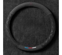 WFYBMB Steering Wheel Covers for BMW 3 Series 320 325 328 330, Car Steering Wheel Covers, Breathable Anti slip Protector, Anti Slip Soft Breathable Durable Comfortable,A-O